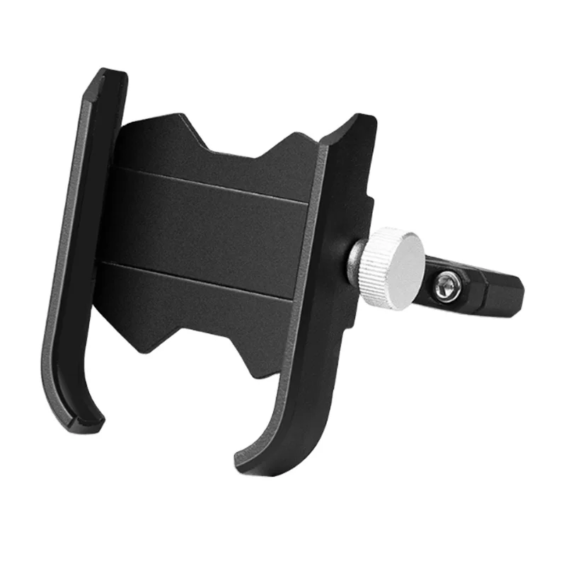 

Best Selling Shock Protection Compatible Unobstructed Earphone Hole Design Mobile Phone Holder for Bicycle, Black silver