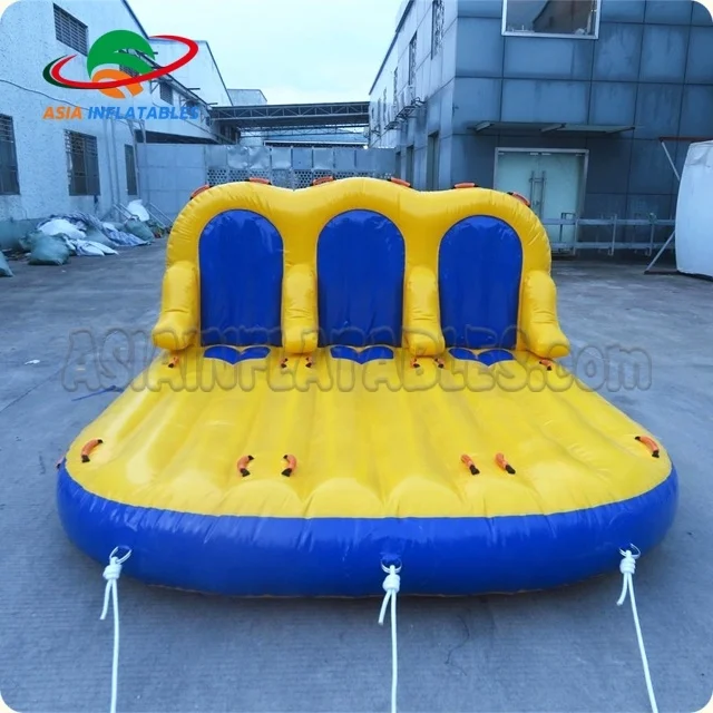 

Water Jet Ski Custom PVC Inflatable Crazy Towable Chair For Water Games