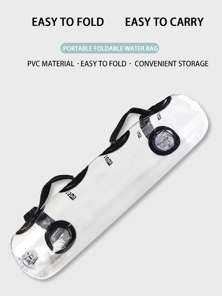 Water Weights Adjustable Water-Filled Exercise Ball Portable Aqua