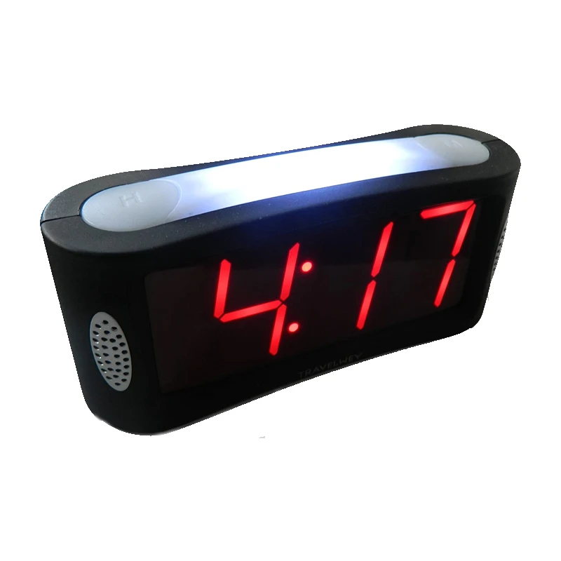 

sell 100% ABS plastic screen Night light snooze function alarm clock led clock digital clock large screen