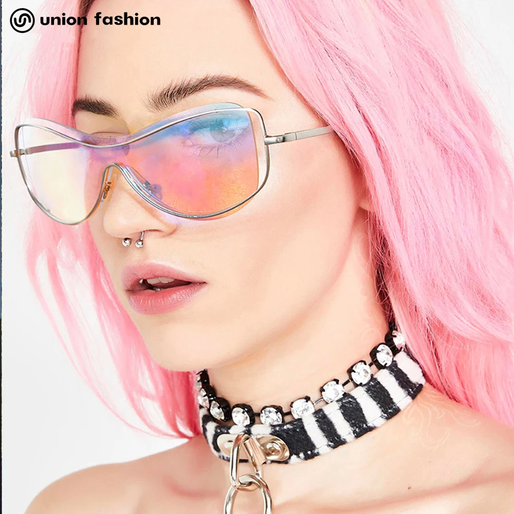

High Quality New Products Special Design Oversized Shades Ladies Sunglasses, 5 color
