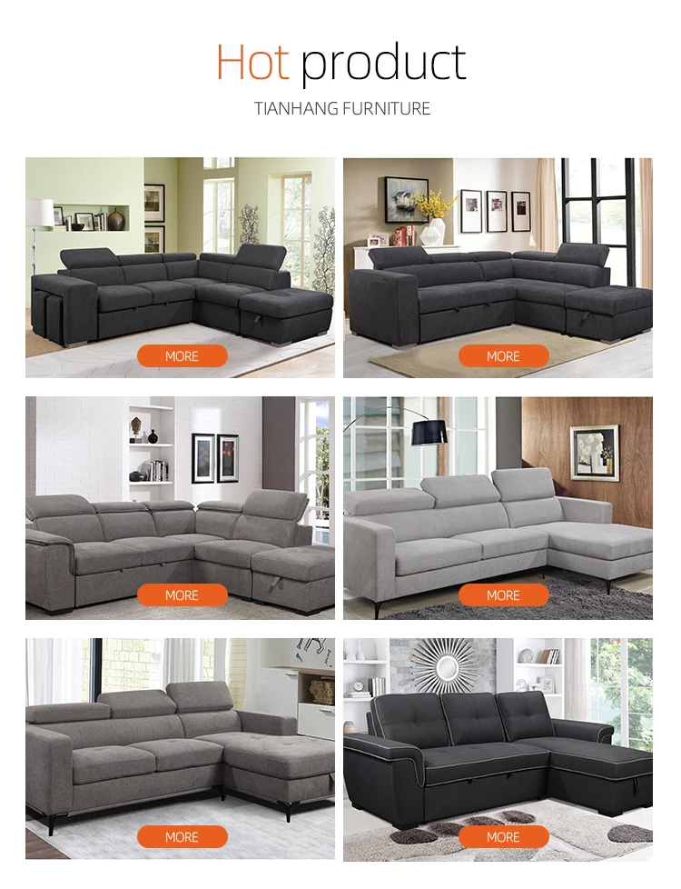 Modern Nordic Style Home Furniture Low Price Fabric Living Room Sofa