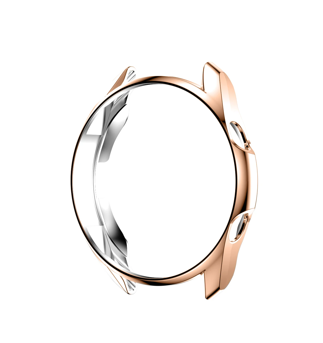 

New Clear Case Replacement Waterproof Bumper Light Weight Samsung Galaxy Watch 3 Case Soft Transparent TPU Watch Case, Colorful