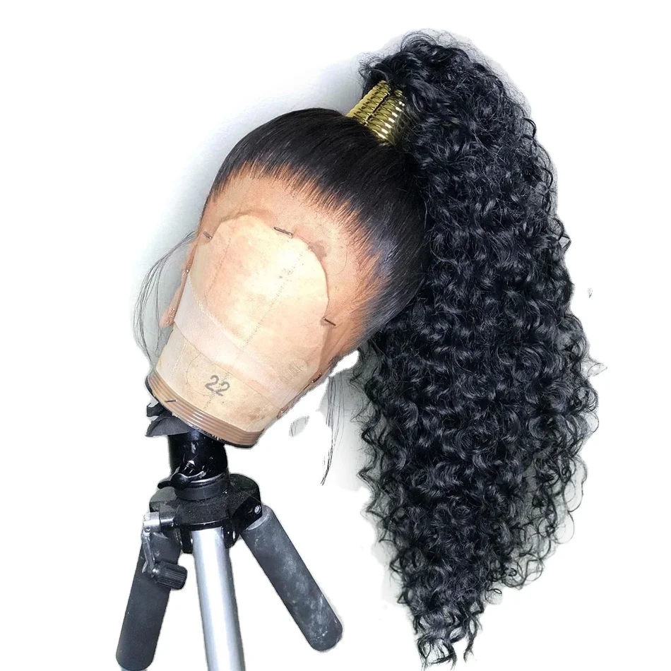 

360 Lace Front Wig 28 30 inch water wave 13x4 Lace Front Wig deep curl Synthetic Braiding Hair