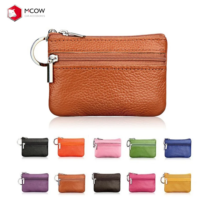 

PU Leather Coin Purses Woman Small Change Money Bags Pocket Wallets Key Holder Case Mini Functional Pouch Zipper Card Wallet