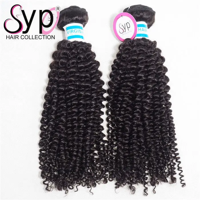 

Raw Double Weft Virgin Hair 100% Natural Human Malaysian Kinky Curly Hair Private Label