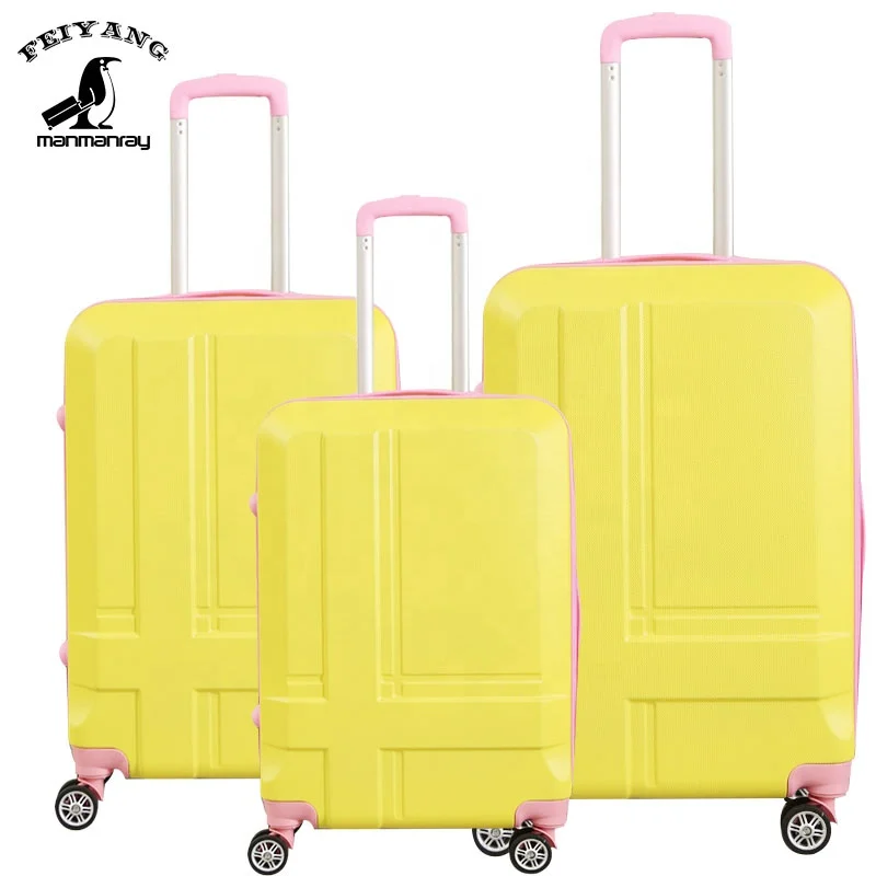 

soft 4 wheel suitcase cabin trolley luggage hard plastic luggage