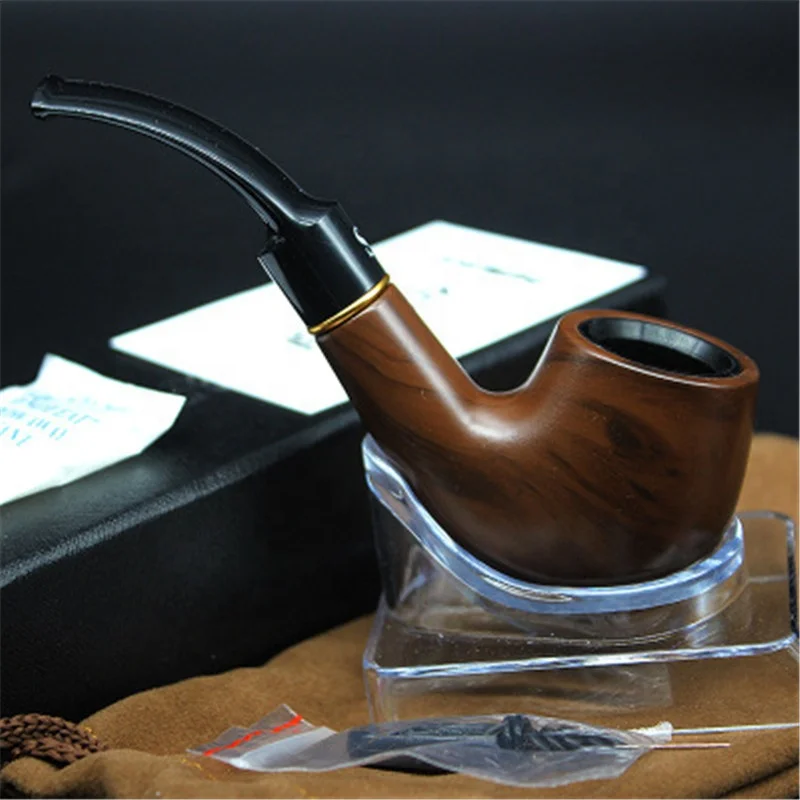 

Resin Round Brown Pattern Smoking Pipe