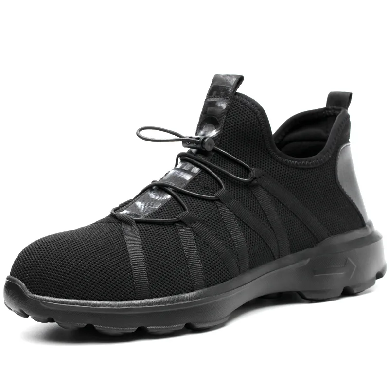 

Custom Model Men Safety Shoes Lightweight Breathable Deodorant Steel Toe Anti-Smash Anti-Piercing Work Safety Shoes