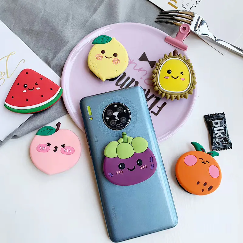 

Silicone Cartoon Folding Popular Mobile Phone Bracket Safety Bracket, Customized color