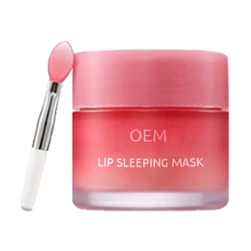 

wholesale private label 100% natural organic moisturizing nourishing night repair sleeping lip masks, Pink