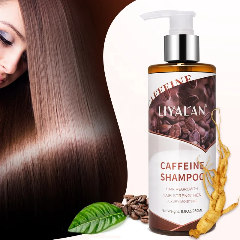 

Wholesale OEM/ODM private label caffeine hair shampoo with natural essential oil for anti hair loss