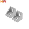 HW Cheap Price Customized Aluminum Profile Transom Corner Bracket Parts