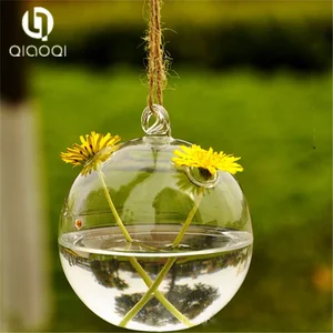 Unique light bulb shape glass terrarium with base suits
