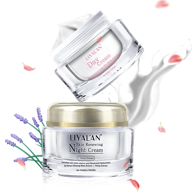 

OEM Private label Best Organic Skin Care Collagen Face Whitening Moisturizer Day Cream And Night Cream, Milk white