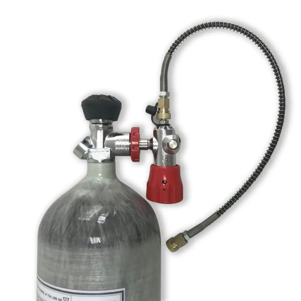 

6.8L Carbon Fiber Cylinders Carbon Pcp Air Gun Hunting-T, Grey