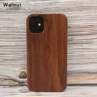 

Custom Eco Friendly Blank Bamboo Genuine Wood Wooden PC Cellphone Back Cover Cell Mobile Phone Case For Iphone 11 11 Pro MAX