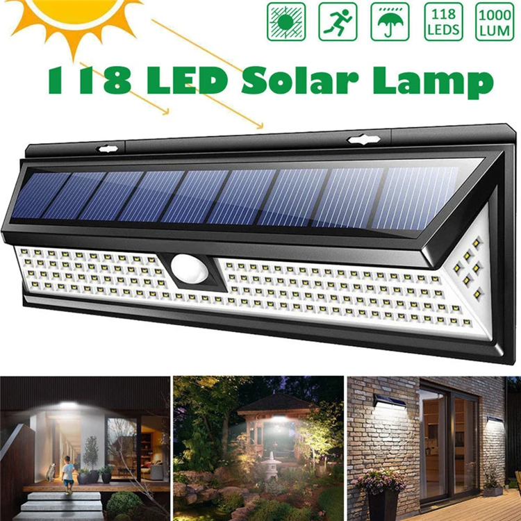 solar led outdoor wall light