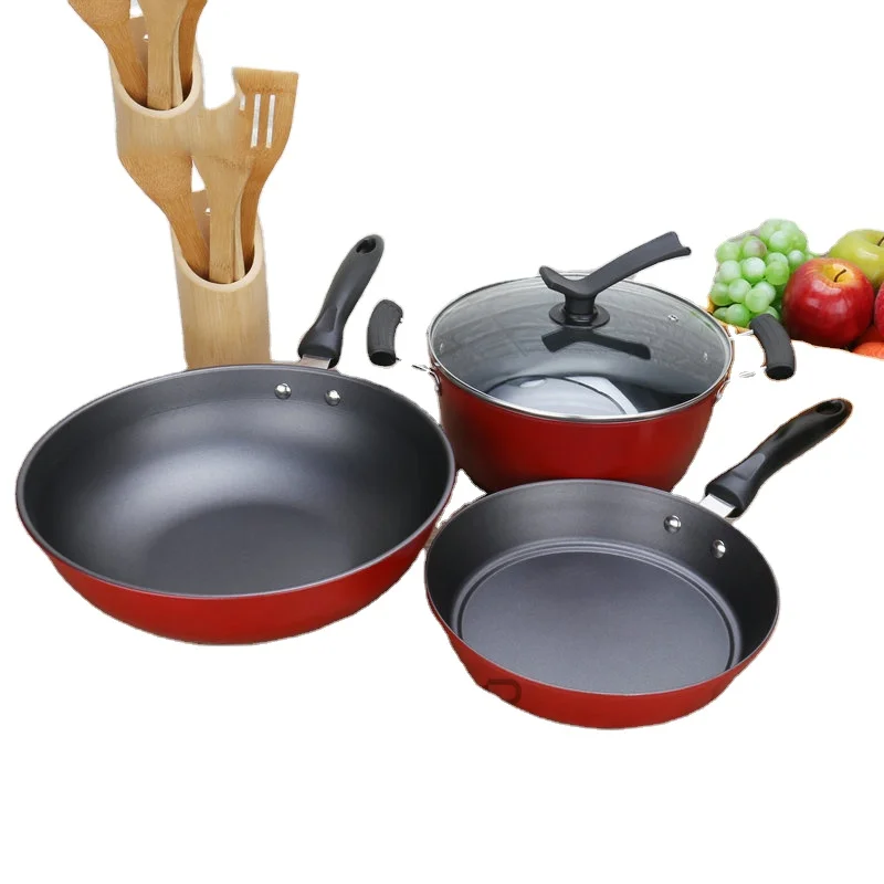 

diamond coating non stick european cast iron cooking wares nonsticking cookware set