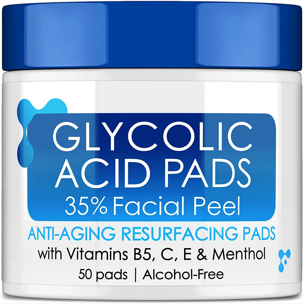 Glycolic Acid Pads 35 Aha Glycolic Acid Peel Pads With Vitamin B5,C