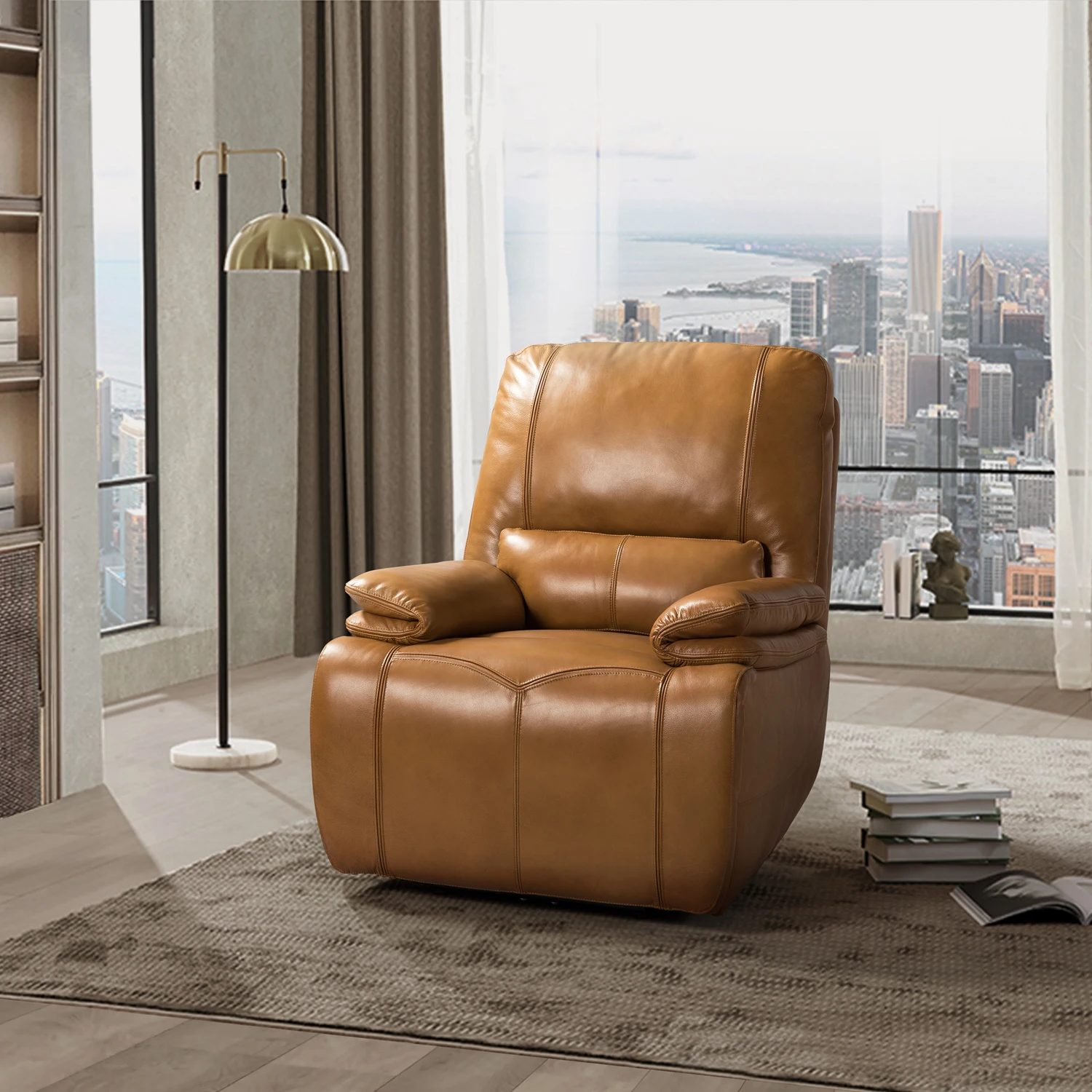 

Recliner Supplier Living Room Furniture Leisure Comfortable Recliner Sofa Chair, Customized color