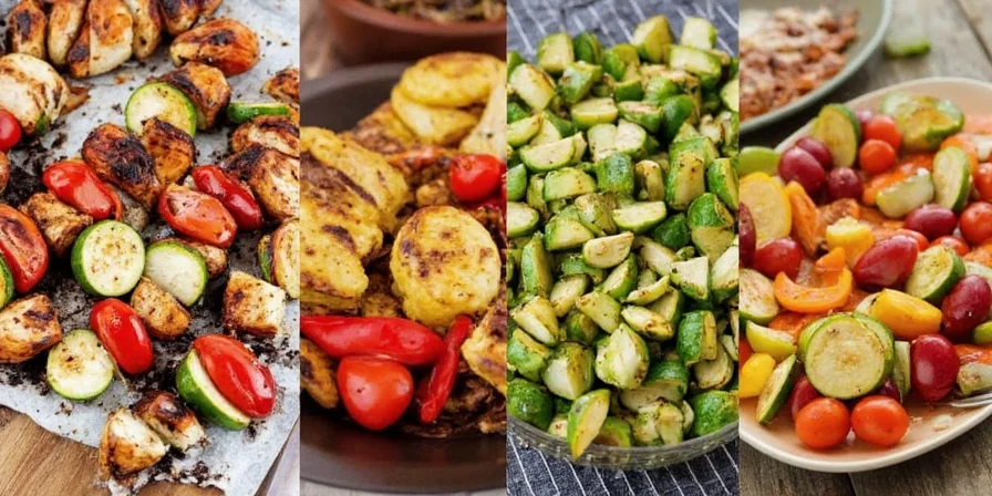 Za'atar grilled zucchini