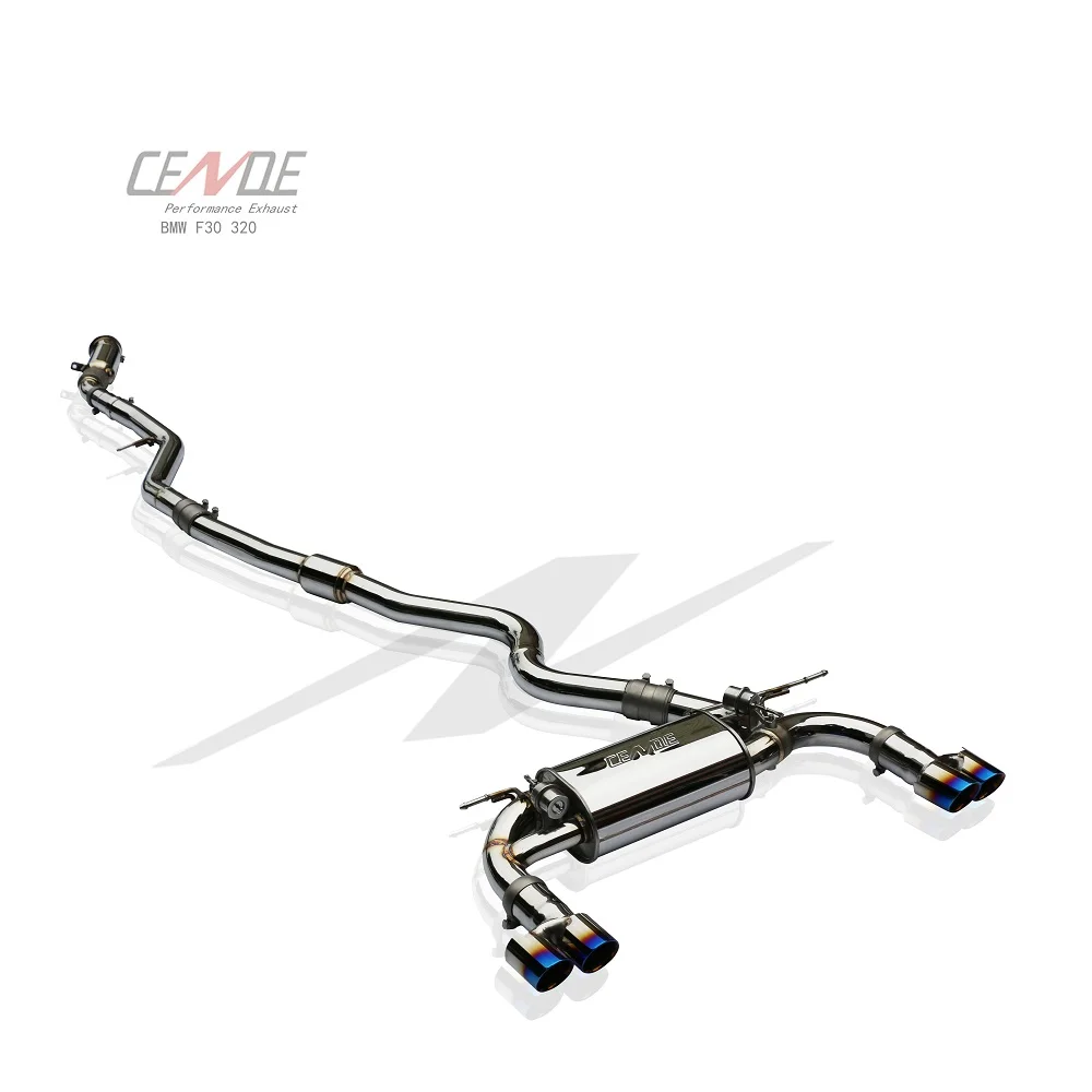 High Performance Stainless Steel Catback Exhaust Muffler For Bmw F30