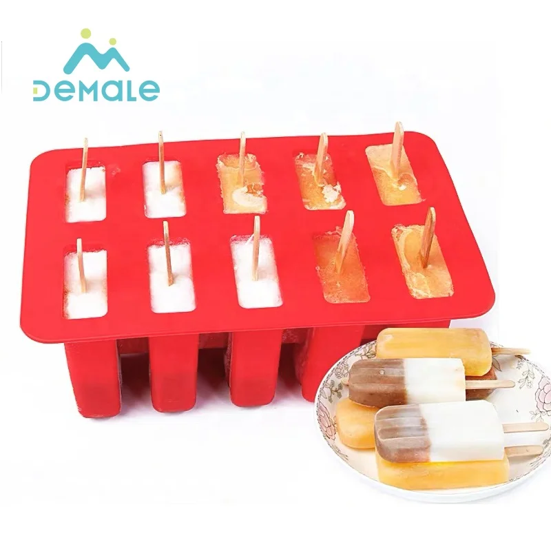 

High Quality Ice Lolly Popsicle silicone ice cream Mould, Pantone color