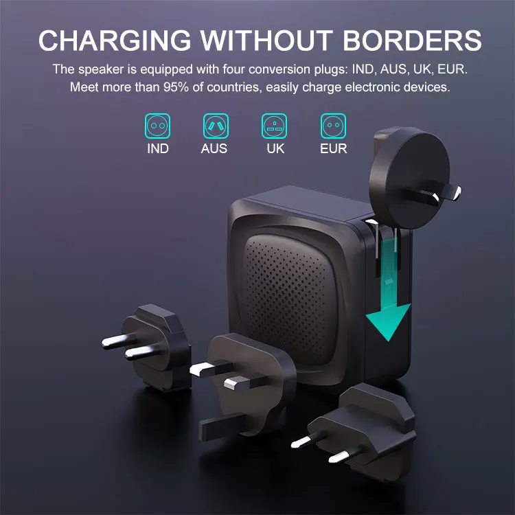2020 Wireless Bluetooth Speaker With 5000mAh Power Bank Outdoor Bluetooth Speaker - ANKUX.COM