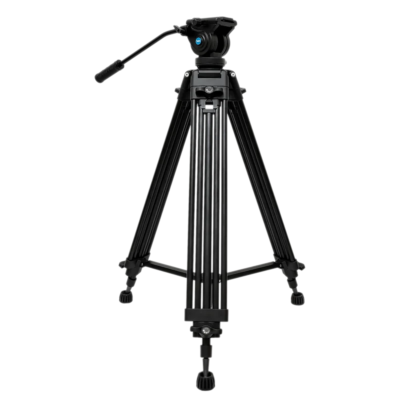 

67-Inch Professional Aluminum Video Tripod kit with fluid head Video Tripod camera tripod hydraulic pan tilt camera stand