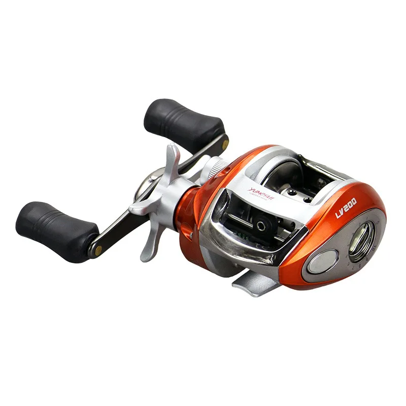 

Topline long bait casting reels line counter sea cast fishing reel 8KG Max Drag Freshwater Saltwater Carp Fishing For Bass, Colorful
