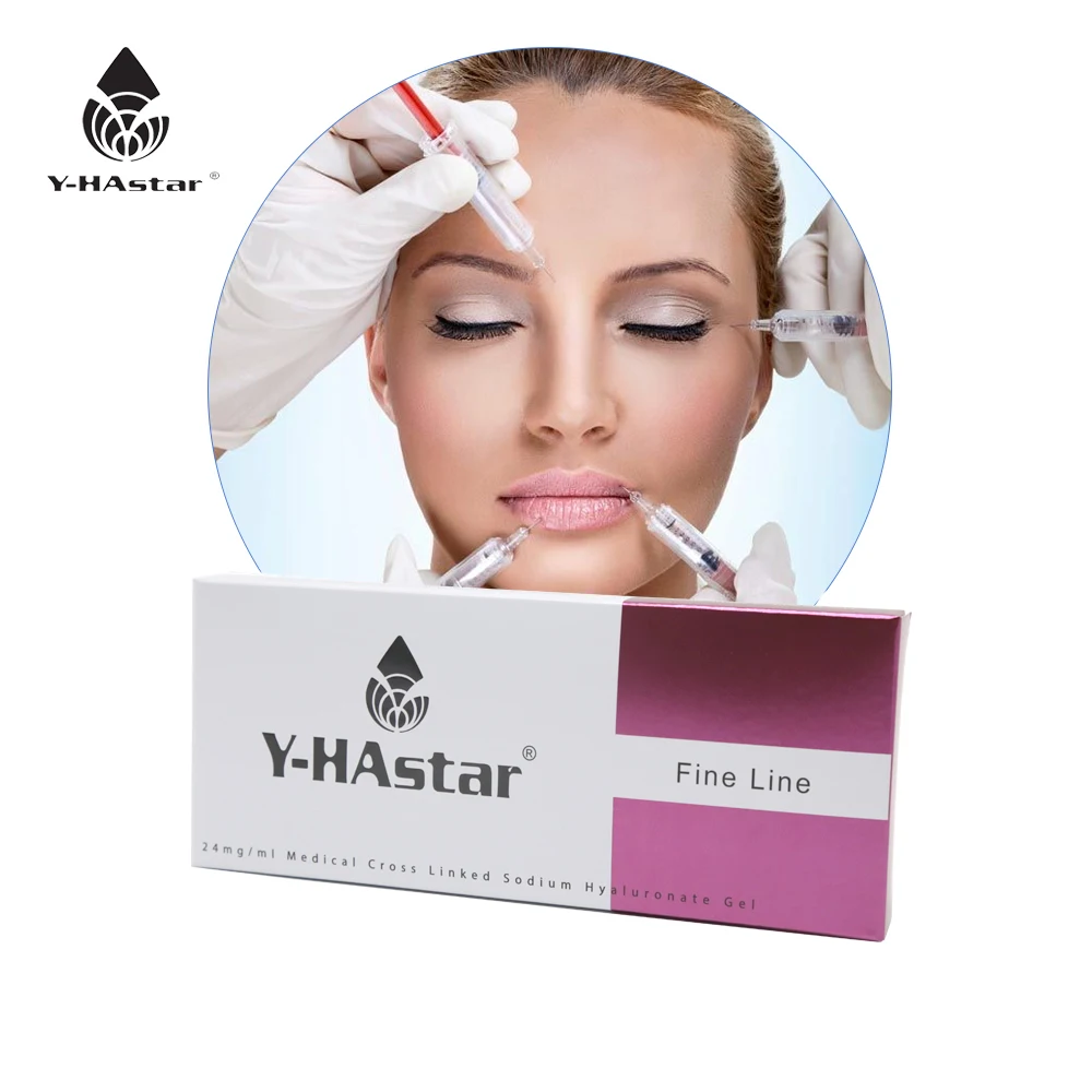 

Hyaluronic acid can be injected to whiten skin and eliminate wrinkles, face, lip, nose