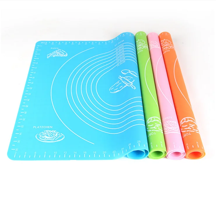 

Manufacturer Supply  Folding Non-stick Rolling Dough Kneading Pastry Dough Silicone Mat