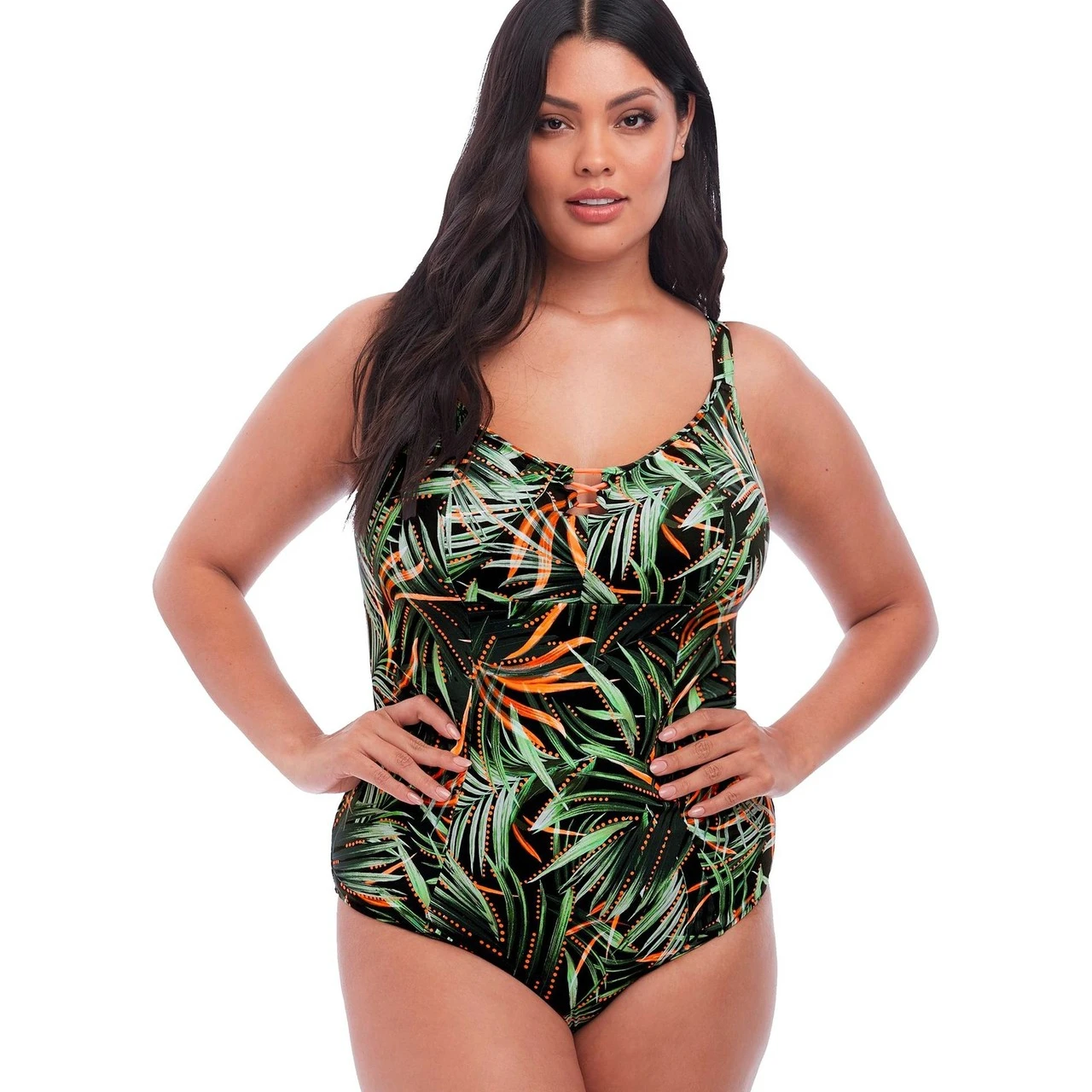 

New ladies one piece swimsuit floral printing plus size swimsuits for women 2021 one piece swimsuit, Picture shown