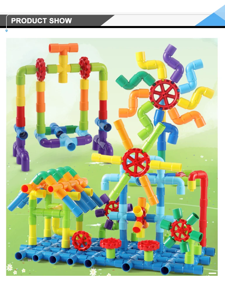 DIY puzzle building toys plastic pipe blocks for children.jpg