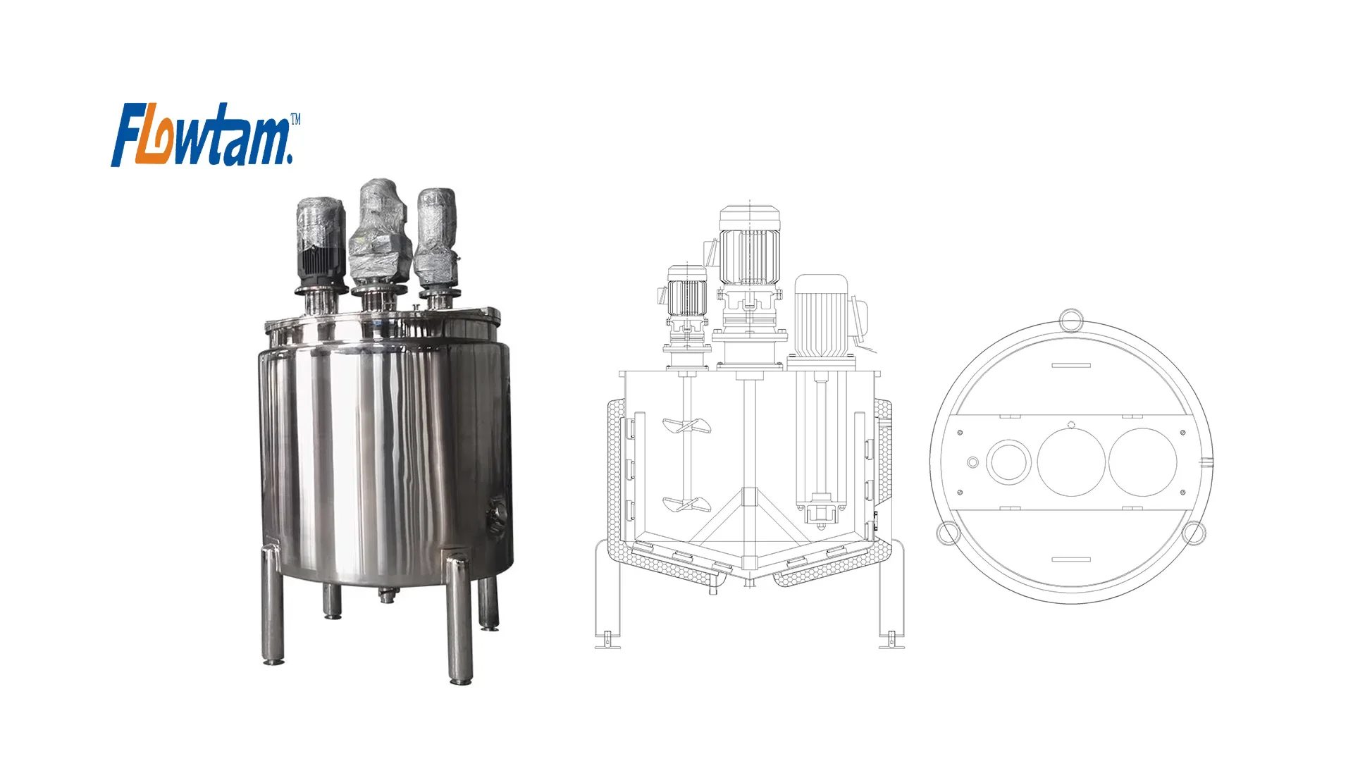 Industrial 3000l Liquid Mixing Tank Fertilizer Mixers Liquid Mixer