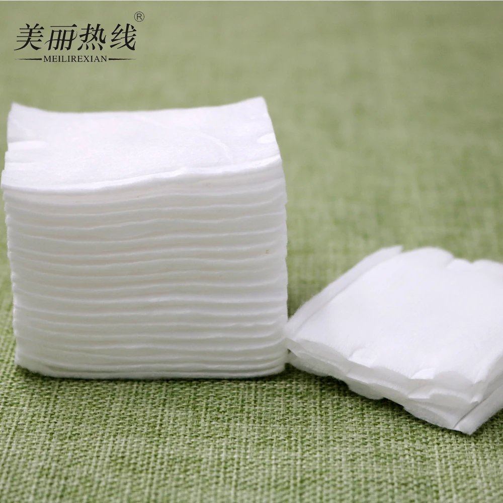 5*6cm Disposable Rectangle 100 Pure Cotton Cosmetic Makeup Remover