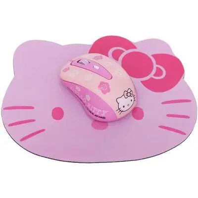 

Hello kitty mouse wireless portable minnie bag handbags gaming pink color keyboard mouse