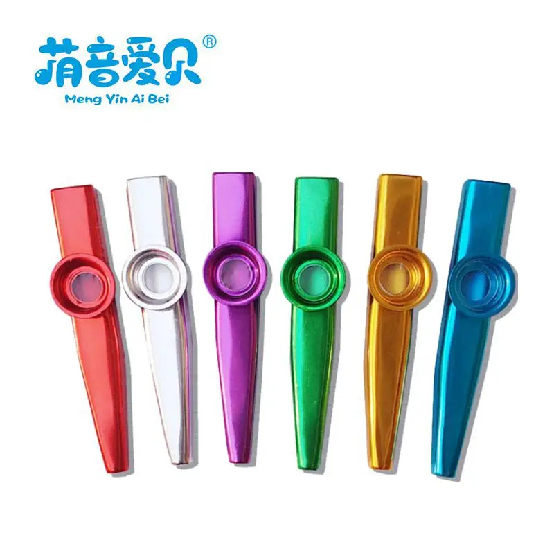 

metal kazoo musical instrument custom logo kazoo wholesale popular plastic cheap metal kazoo, As picture