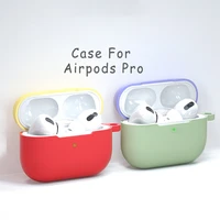 

Silicone Case Air pods Pro Earphone AirPod 3 Case Wireless Bluetooth Headset Cover Shockproof Bag For Airpods Pro