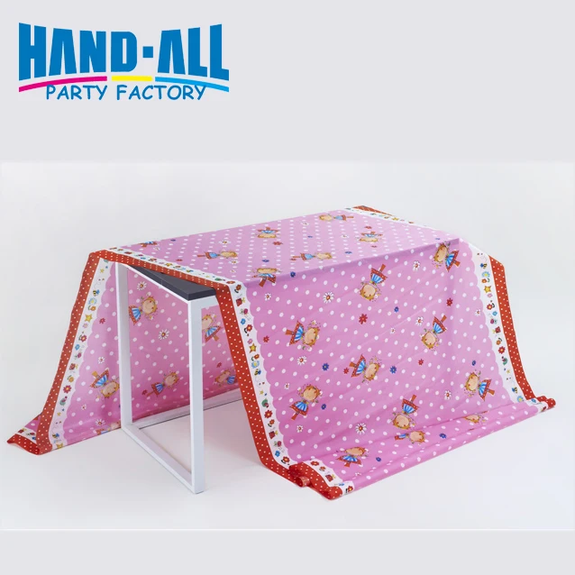 
Customizable Disposable Printed Wood Paper Tablecloth Theme Birthday Party 