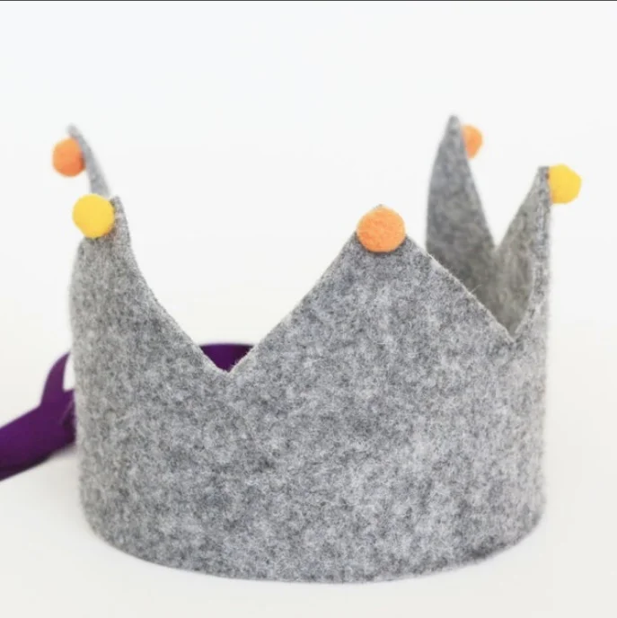 Lovely Felt Princess Birthday Crown Holiday's Supply Girls' Crown - Buy ...