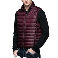 

Outdoor Autumn Winter New Down Jacket Men Lightweight Casual Slim Collar Sleeveless Men's Vest