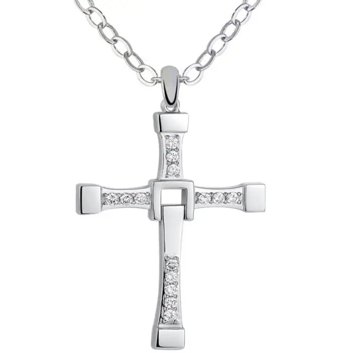 

wholesale 925 Sterling pure Silver big and small cross pendants jewelry for women and man, Rhodium or customized