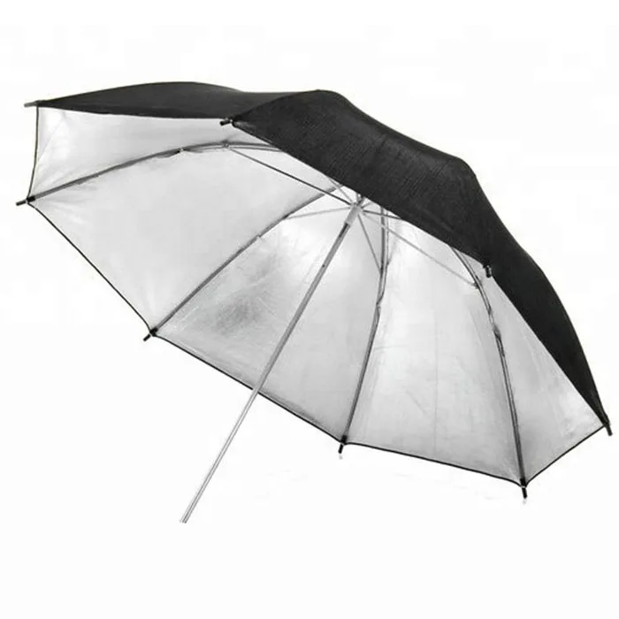 

Portable black silver studio video flash light Reflective Flash Umbrella photography umbrella reflector