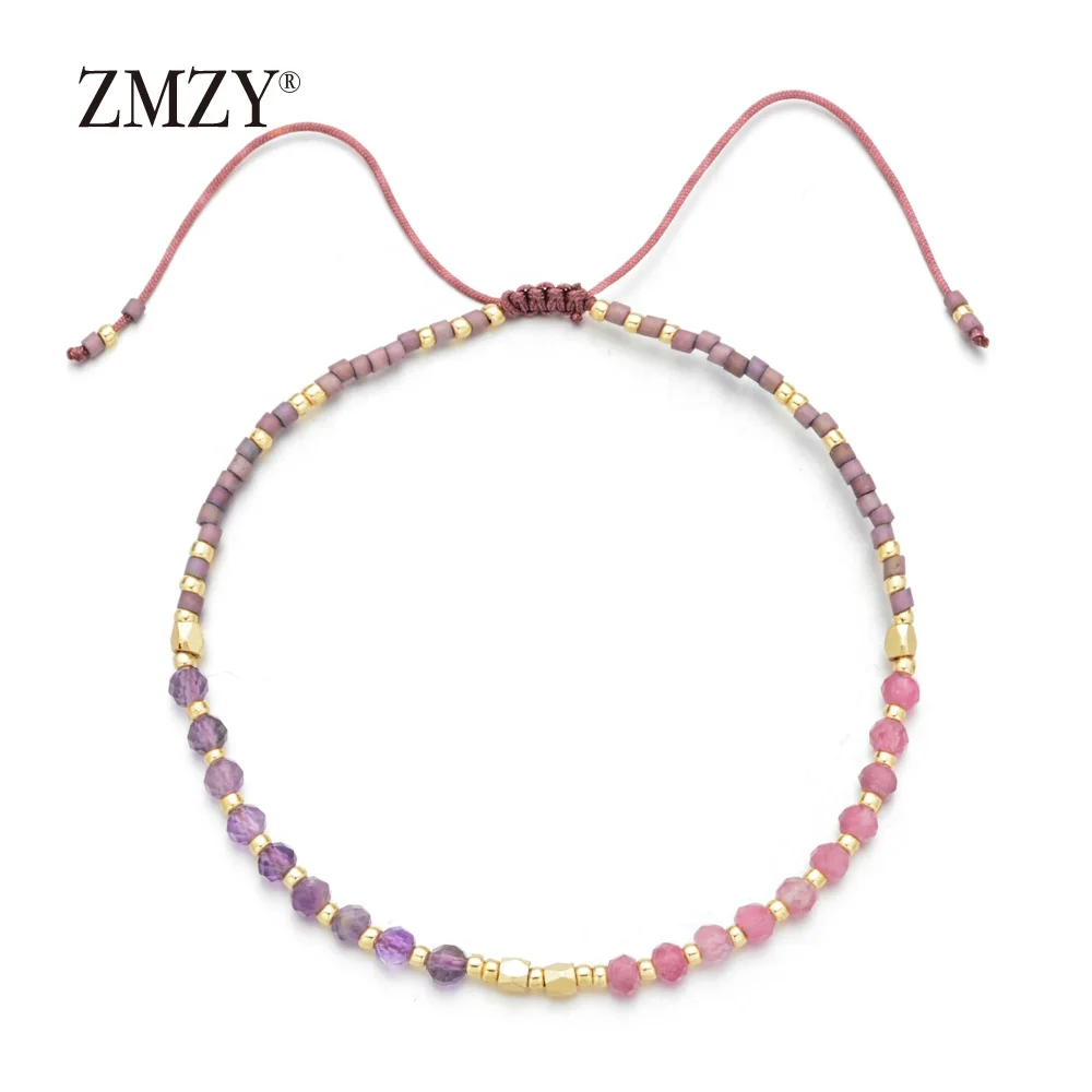 

ZMZY Ready to ship crystal beads bracelets bohemian beaded bracelet for women