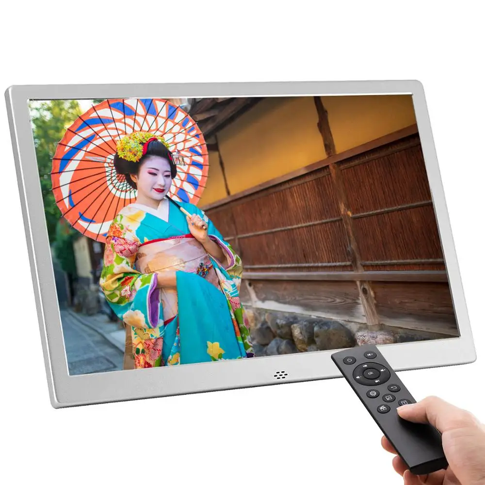

15.4inch 1280*800 IPS Aluminum Digital Photo Frame Music Photo Playback