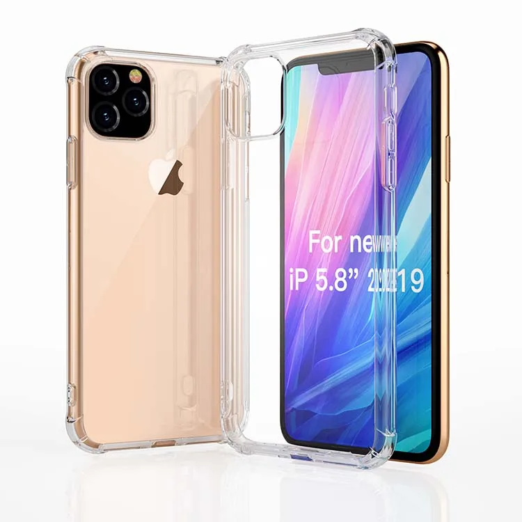 

High Clear Soft TPU Crystal Gel Mobile Phone Accessories For iPhone 11 11 Pro Max Case Clear
