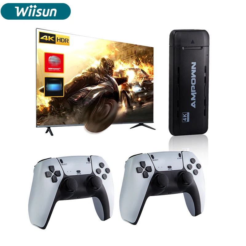 

U9 Retro Game Stick 10000 Classic Games 64gb 4k TV Game Box Mini Video Gaming Console For ps1