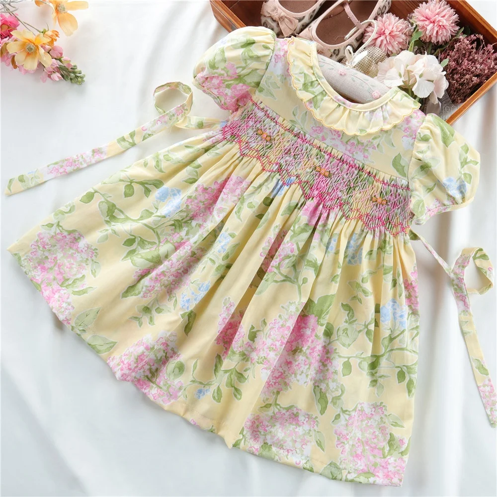 

smocked dress for baby girls dresses vintage kids clothing wholesale children outfit vintage 11851